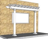 Arbour - Column-supported