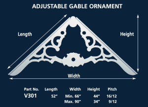 Adjustable Gable V301