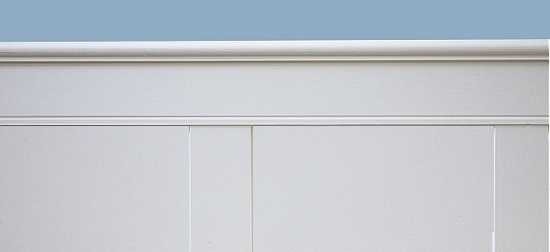 A close look at flat panel wainscoting that's easy to install