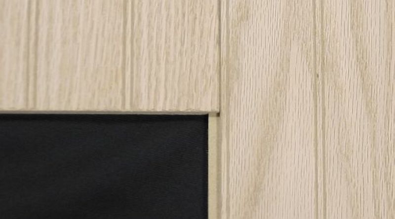 A close look at the details of installing oak hardwood planks