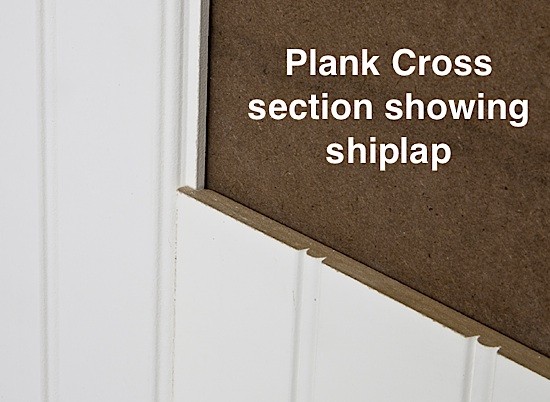 Installing shiplap planks and showing shiplap application