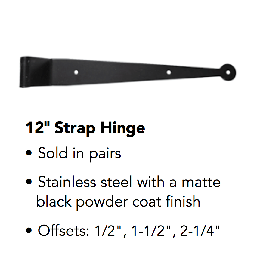 12" Strap Hinge