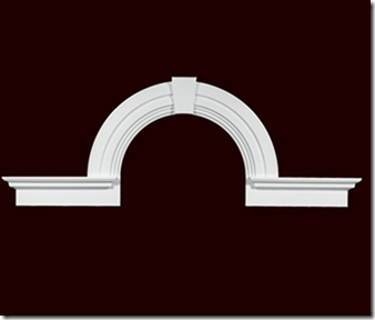 Window Arch with Flankers