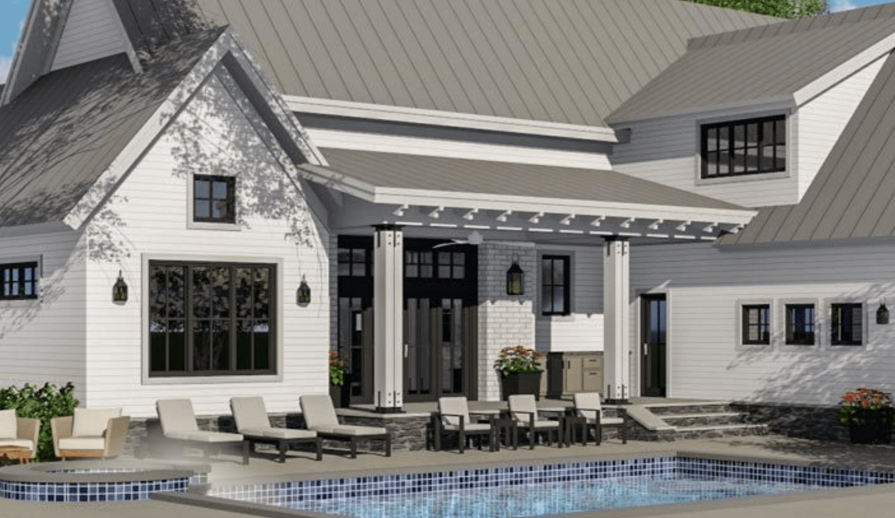 Axis Step Pergola Rafter Tail