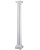 HB&G 8" Round, FLUTED Fiberglass Column