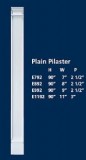9" x 10' Plain Adjustable Pilaster (w/ separate plinth block)