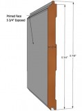 6" V-Groove Plank, MDF - Tongue & Groove