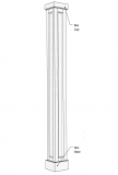 8" Recessed Fibreglass Column