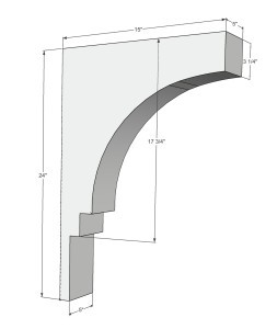 24" Structural Wall Bracket