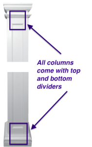 Middle Divider -for Fiberglass Column