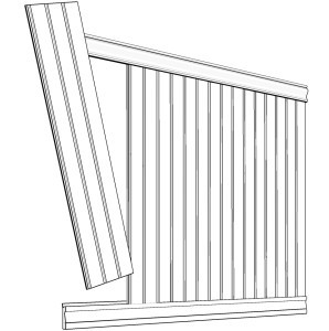 How the Planks form the wainscoting