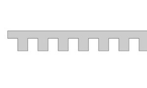 Medium PVC Dentil Strip