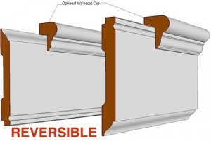 Upper RAIL for Wainscoting