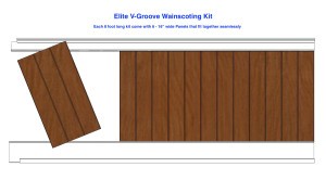 How to install beadboard wainscoting