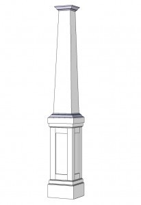 The Craftsman Shaker Column Wrap