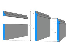 Flexible, Waterproof PVC Baseboard
