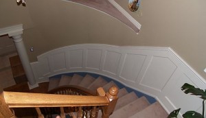 Recessed Wall Panelled, Curved Stair Kit