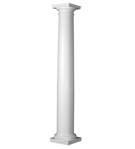8"  Round, Tapered, Smooth PermaCast Column