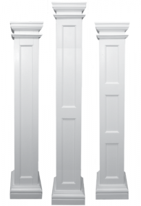 A look at the options for Recessed Fiberglass columns