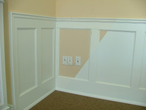 Shaped Stile for Wainscoting
