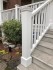 A Newel Post installed on a porch