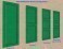 Contractor FLAT Paneled Shutters -  PVC  (Pair)