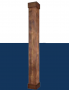 Rough sawn fibreglass column