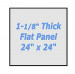 Flat Wainscot Panel 24" x 24" - PG