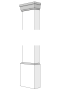 5" PVC Pilaster