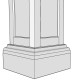 Image of box base on a square column