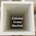 A look at the cross section of a column