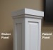 14" Raised Panel PVC Pedestal